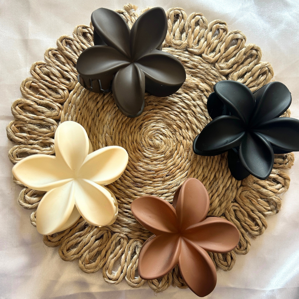 Flower Claw Clip - Medium