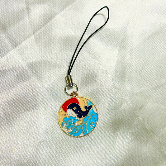 Dolphin Phone Charm