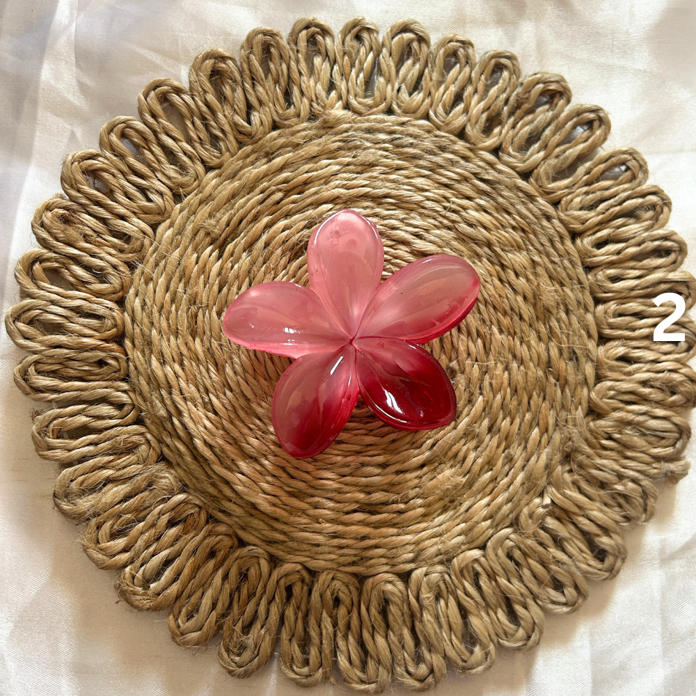 Flower Claw Clip - Medium