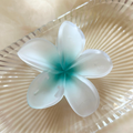 Blue Flower Claw Clip