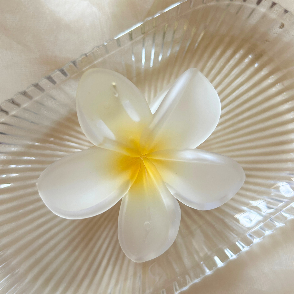 Yellow Flower Claw Clip - Medium