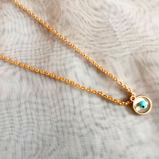 Evil Eye Chain - White
