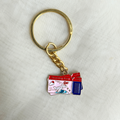 Boarding Pass Keychain - Pink