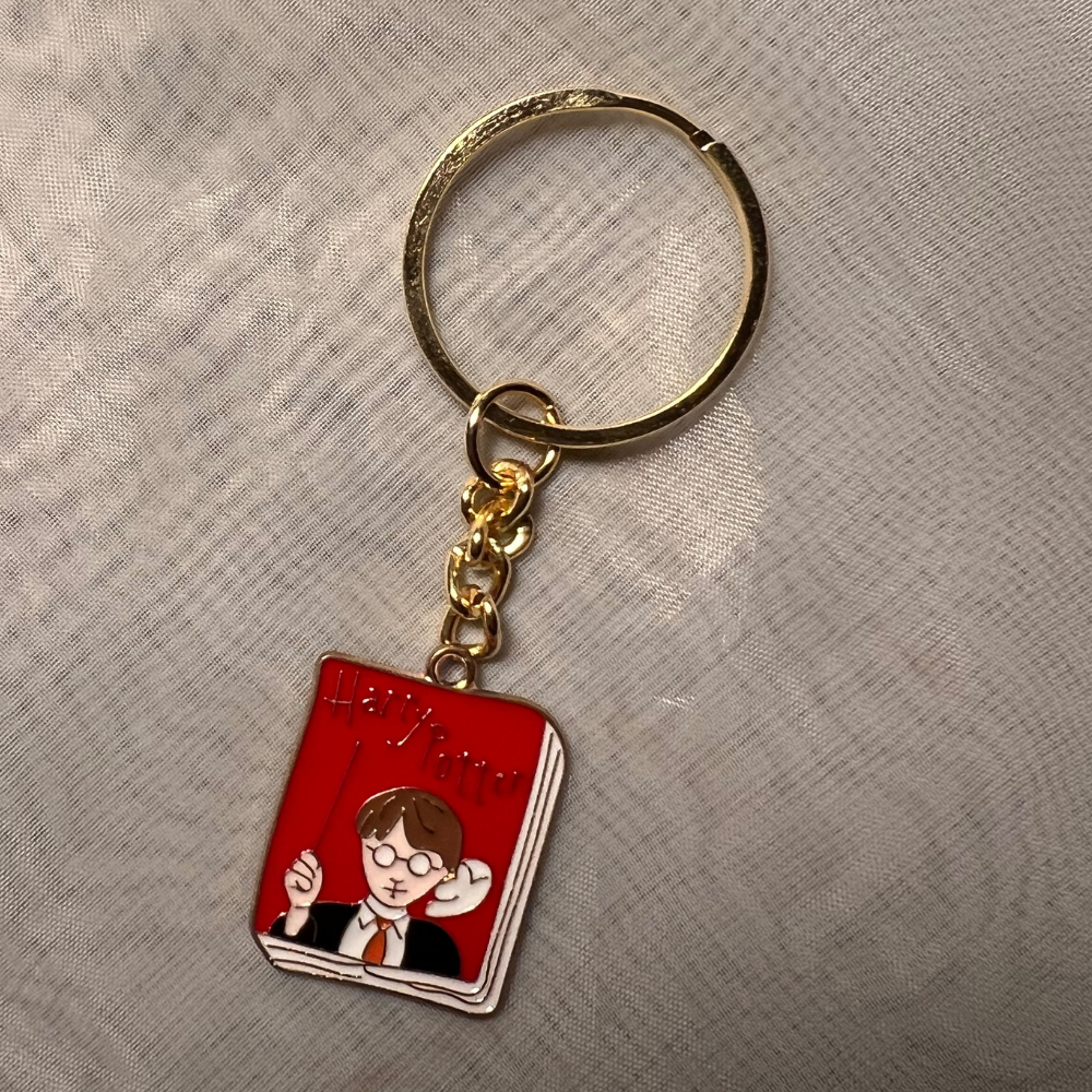 Harry Potter Book Keychain