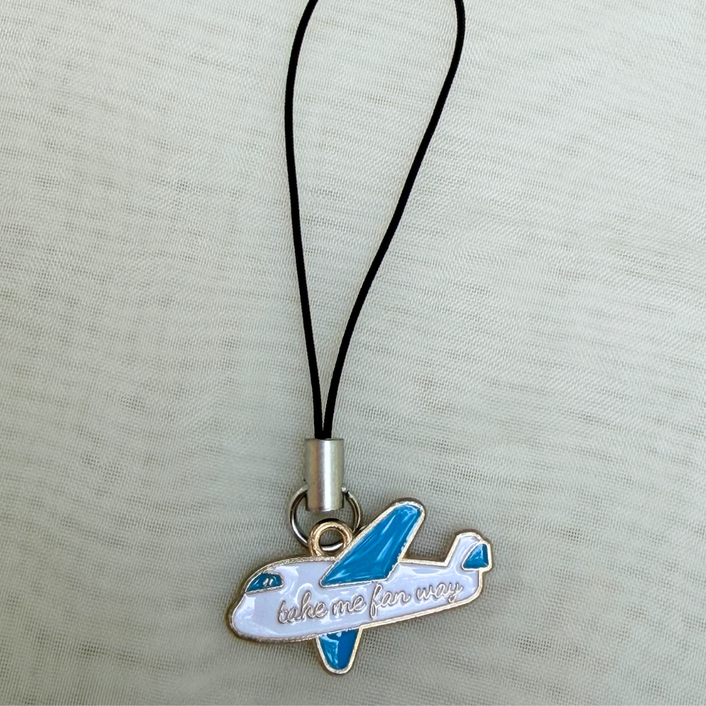 Airplane Phone Charm
