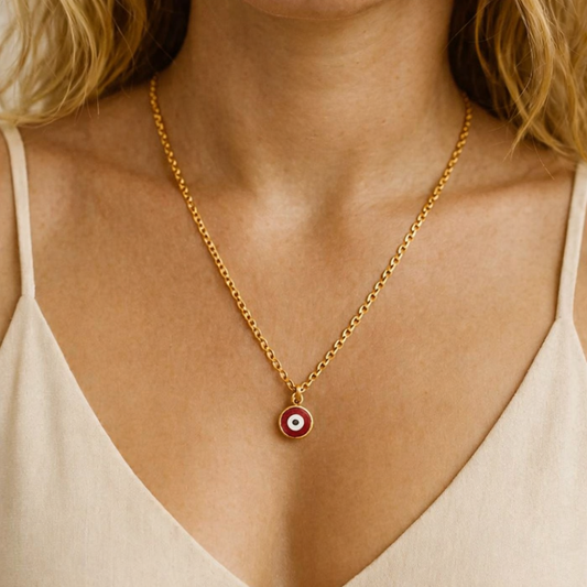 Evil Eye Chain - Red