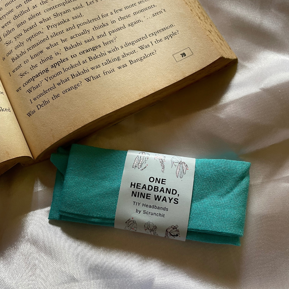 Aqua Blue TIY Headband