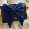 Neeli Blue -  Pigtail Bow