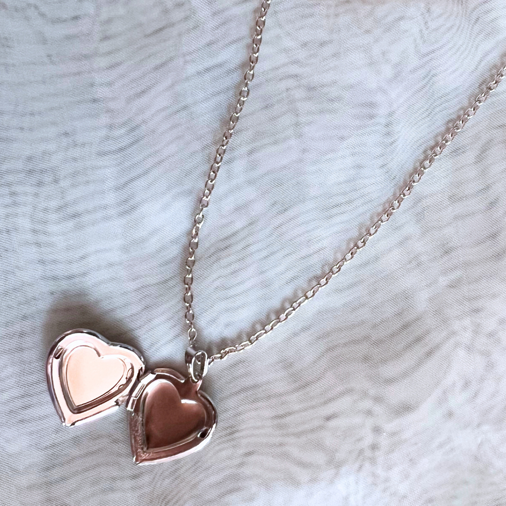 Photo Heart Locket - Silver