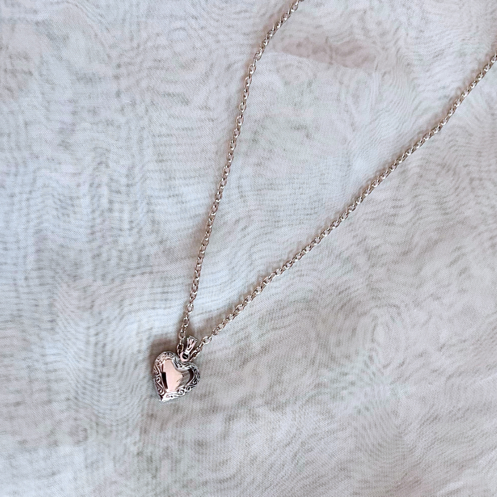 Photo Heart Locket - Silver