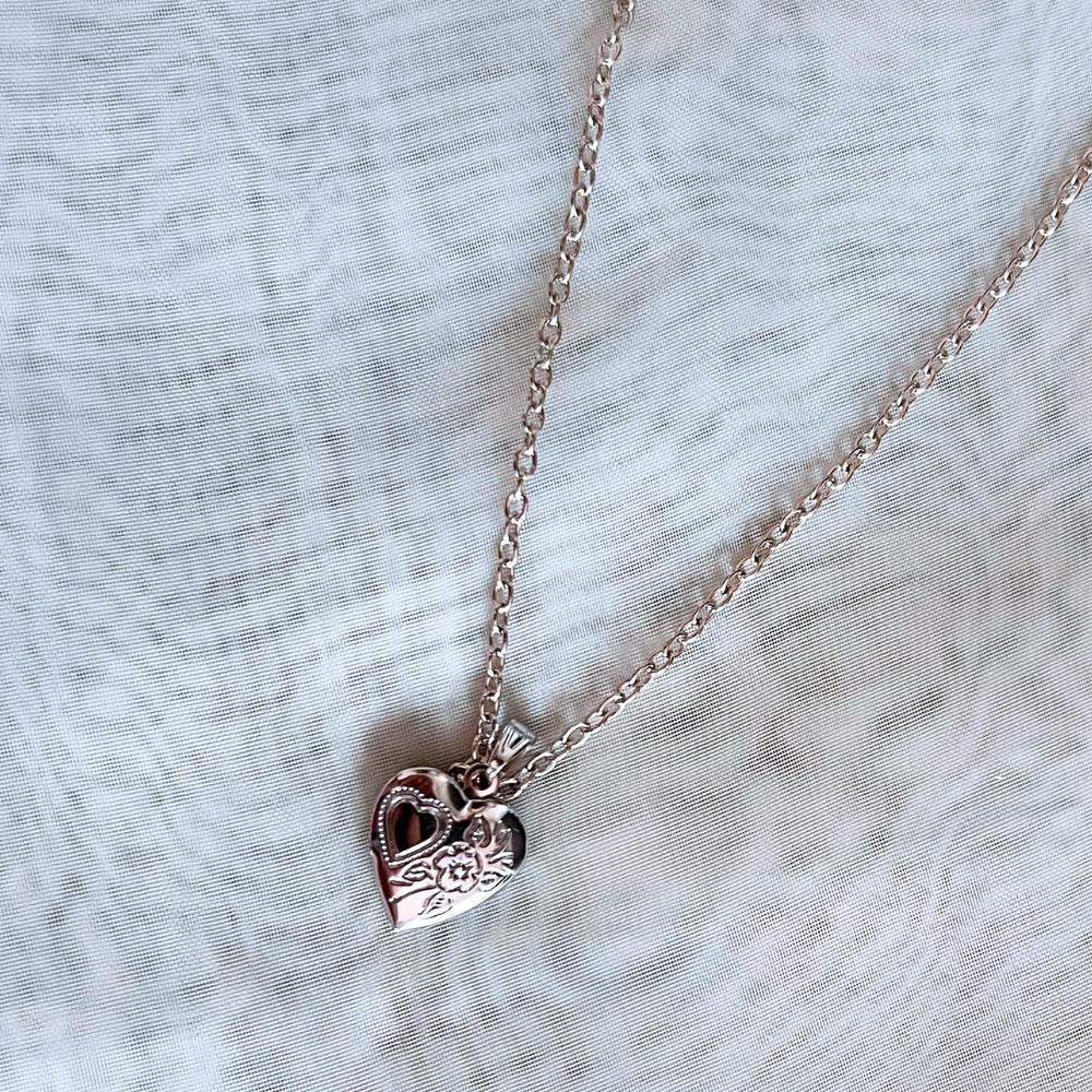 Photo Heart Locket - Silver