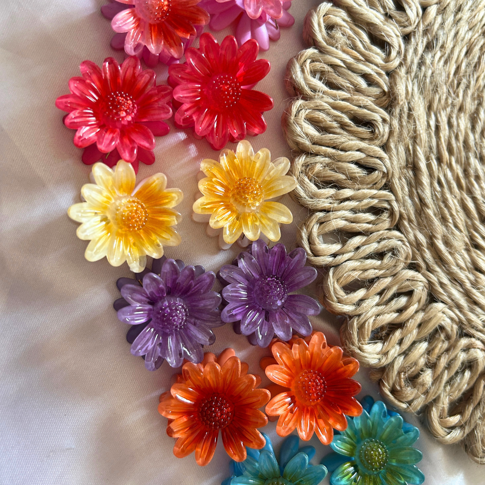 Sunflower Claw Clip - Extra Small