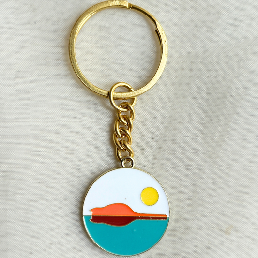 Nature Themed Keychains  - Mountains/ Sunrise / Beach/ Ocean