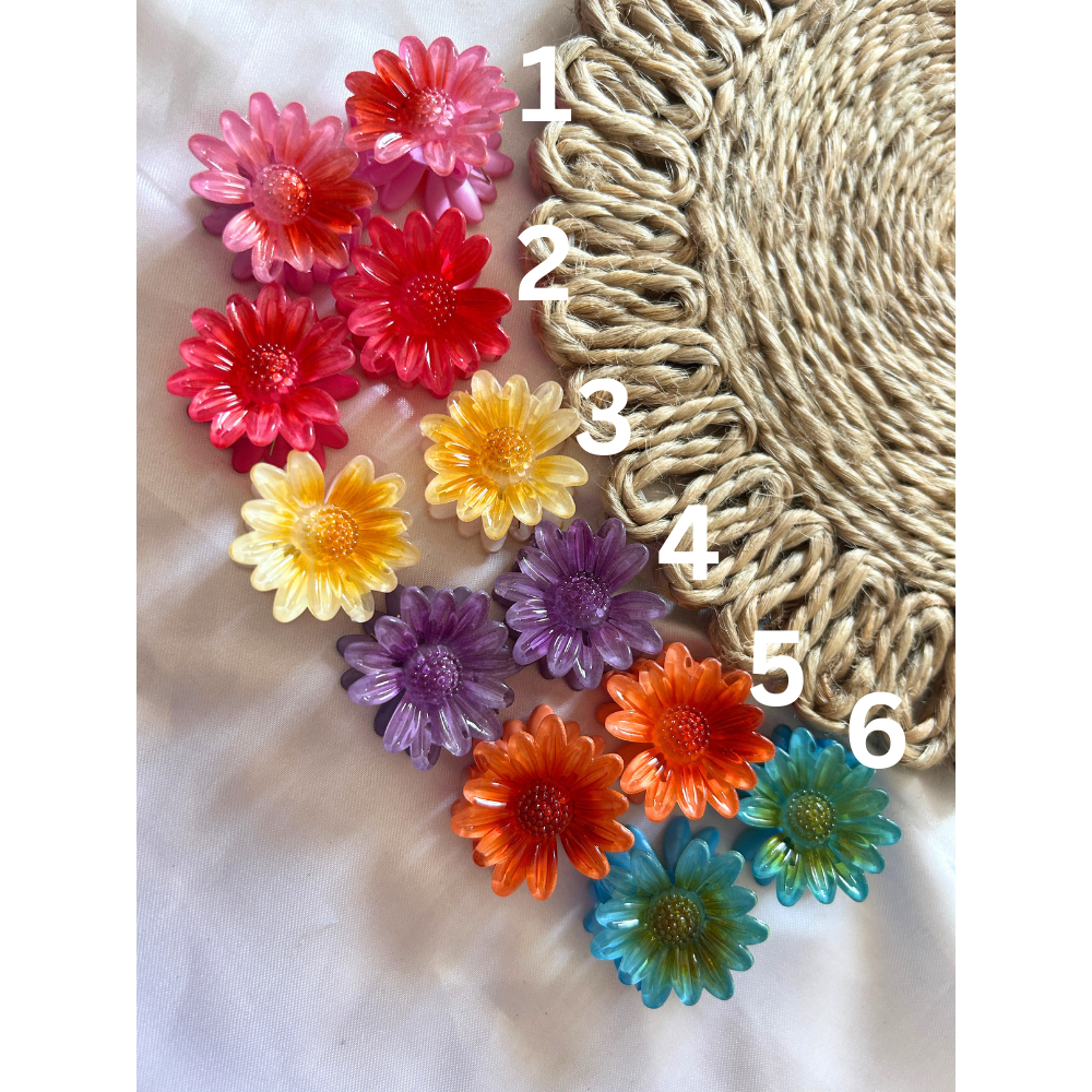Sunflower Claw Clip - Extra Small