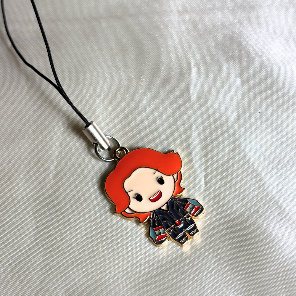 Black Widow Phone Charm - The Marvel Collection