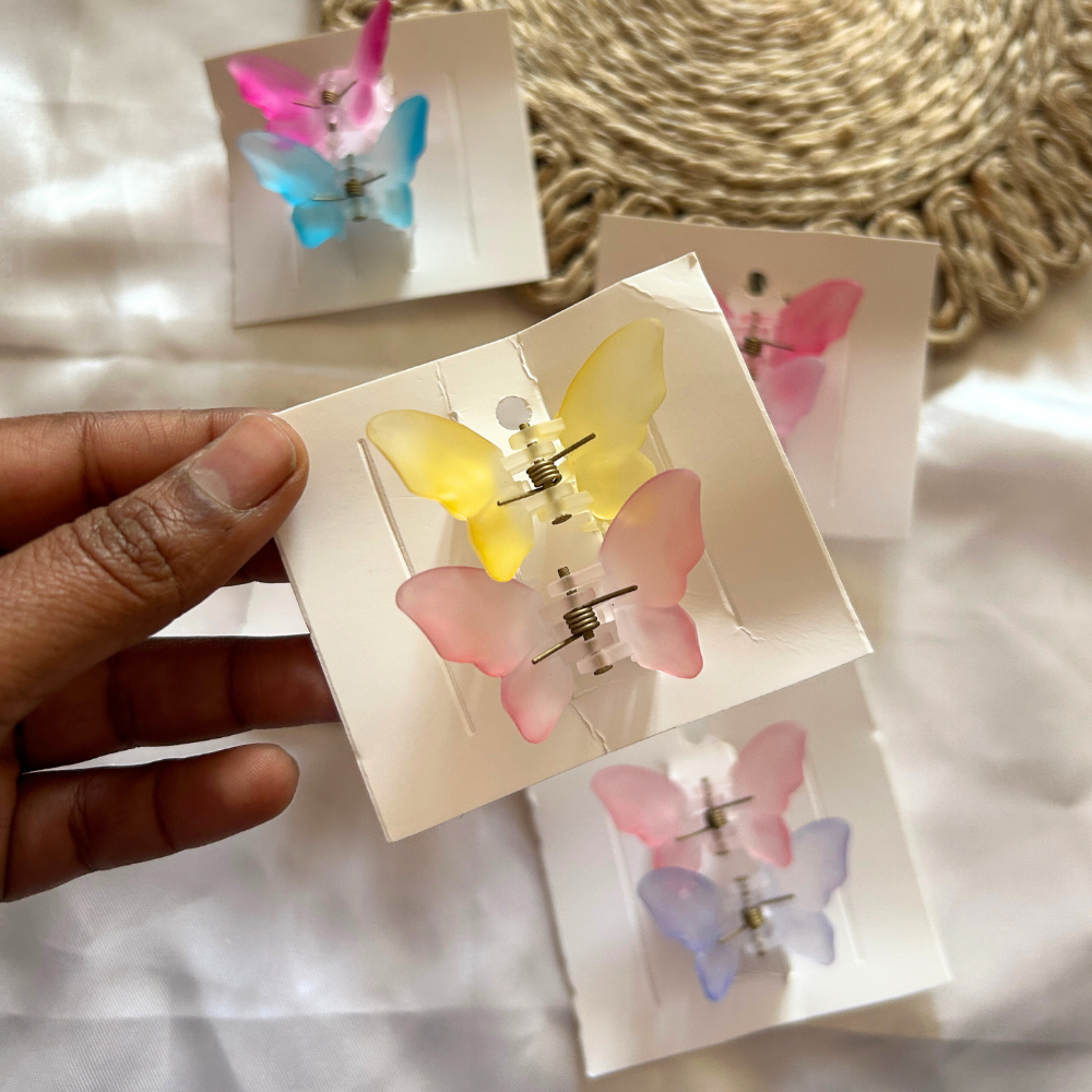 Butterfly Claw Clip - Small - Set of 2