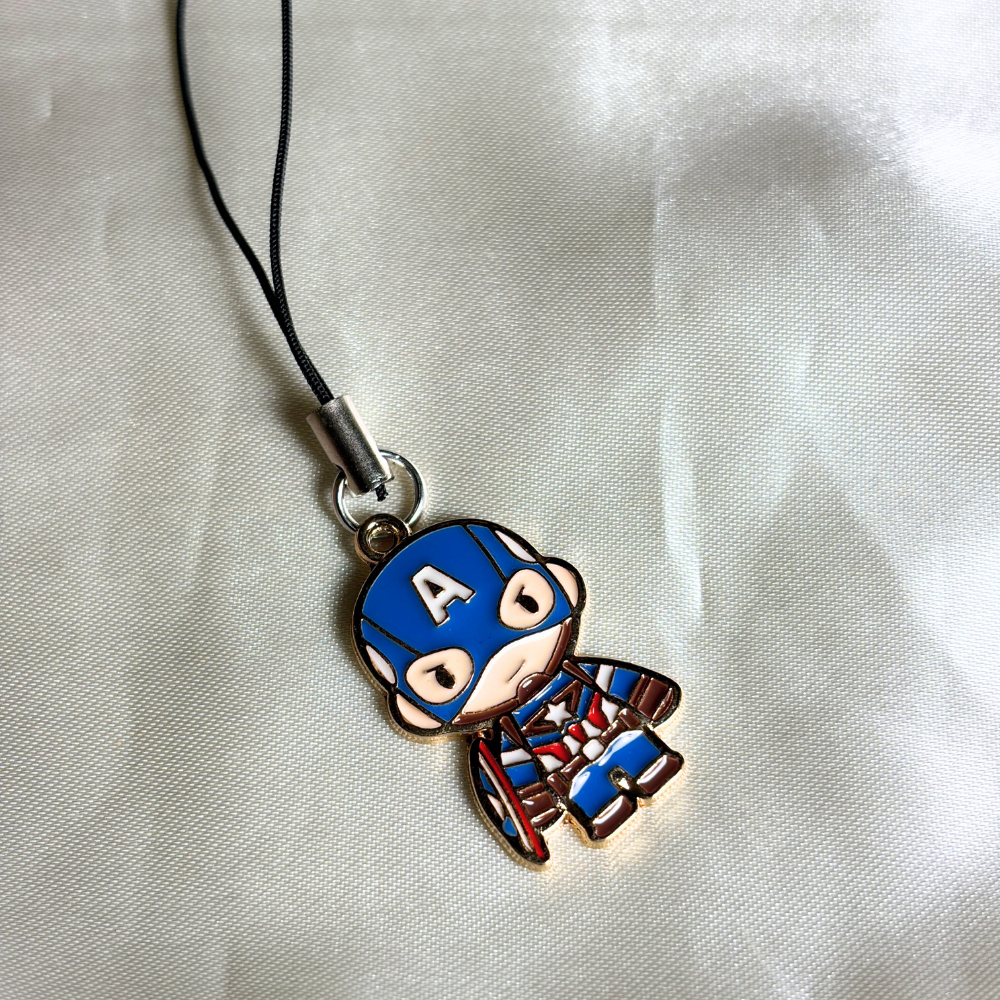 Captain America Phone Charm - The Marvel Collection