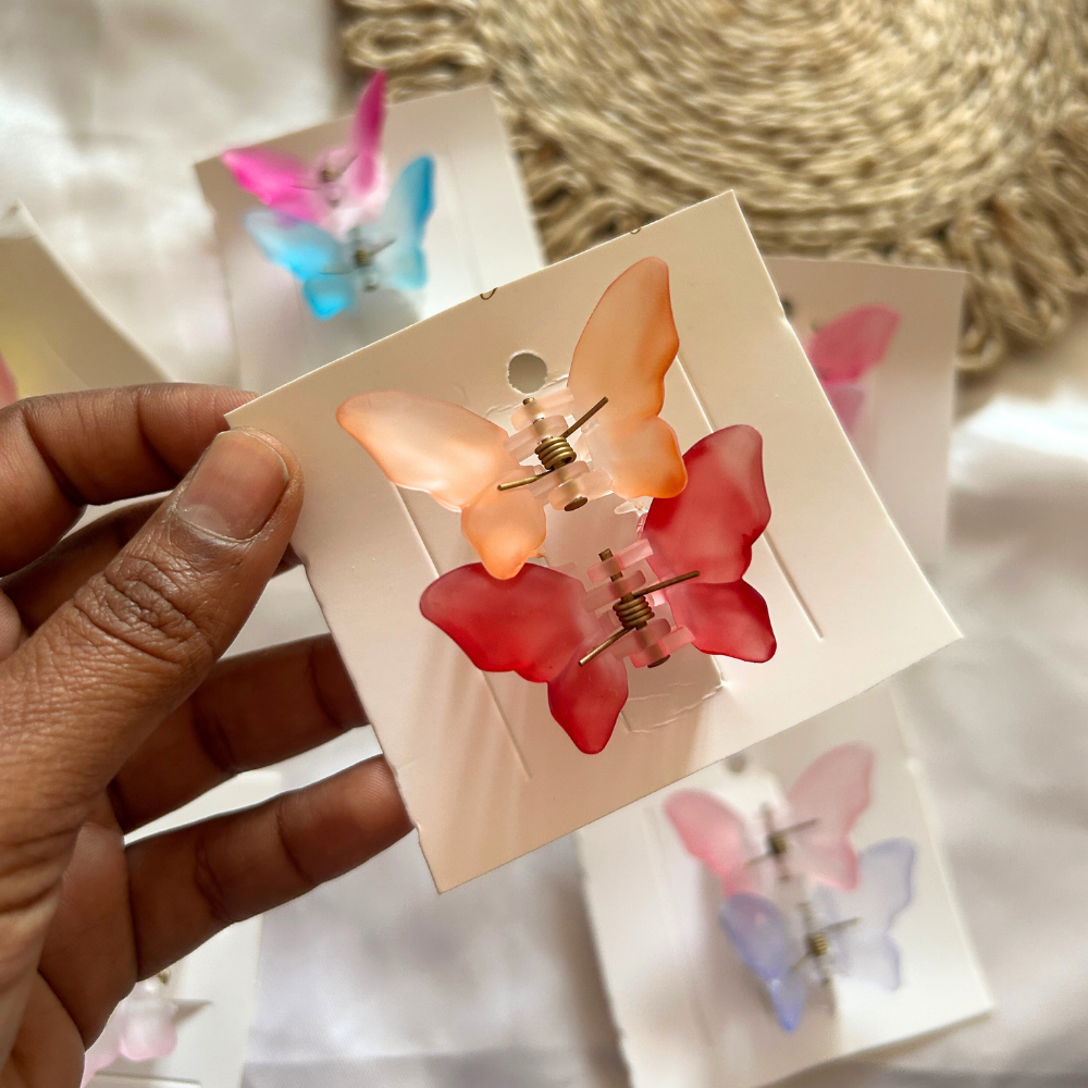 Butterfly Claw Clip - Small - Set of 2