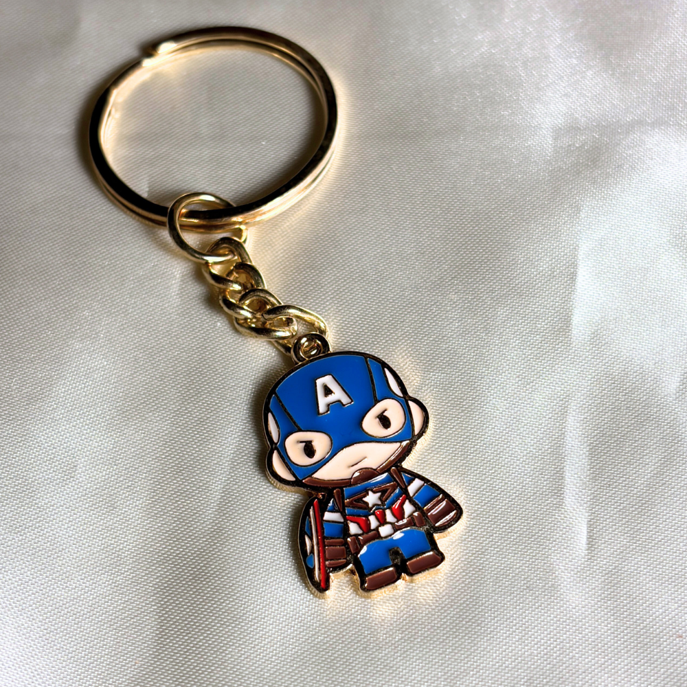 Captain America Keychain – Scrunchit