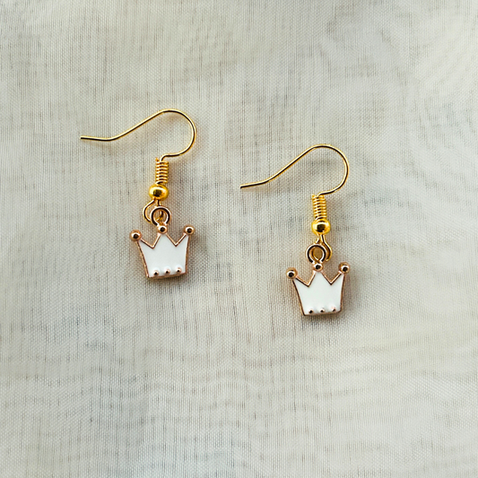 Mini Crown Earrings