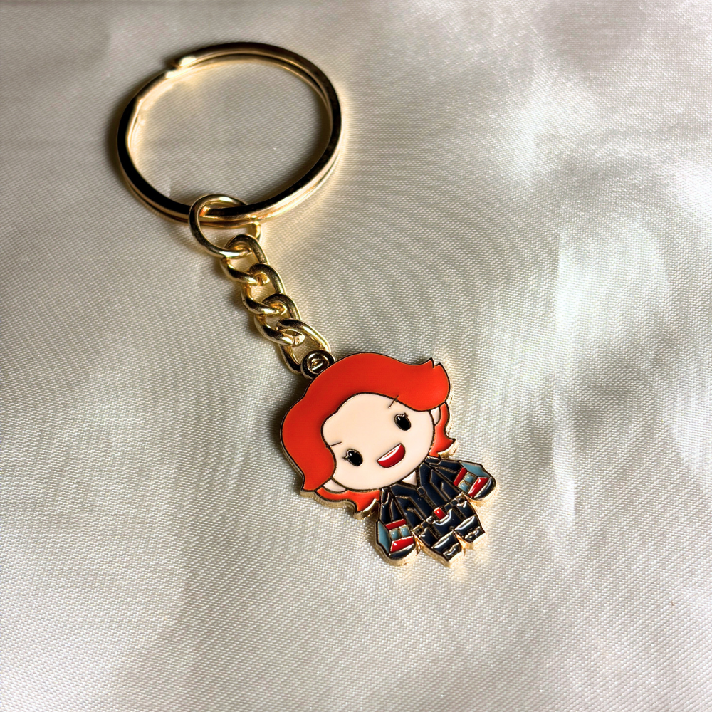 Black Widow Keychain