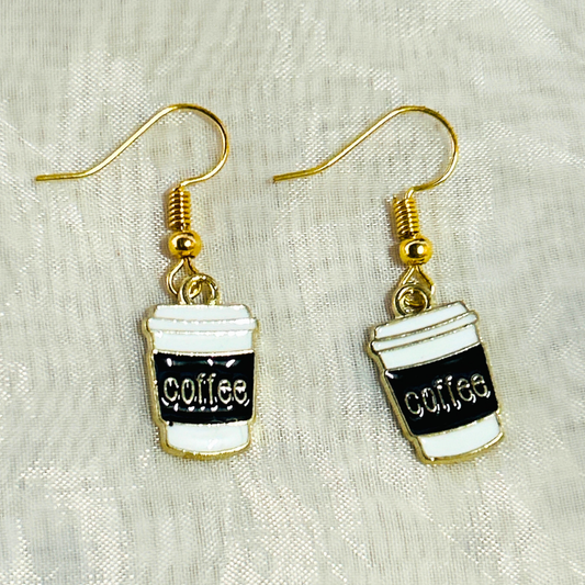 Coffee Earrings