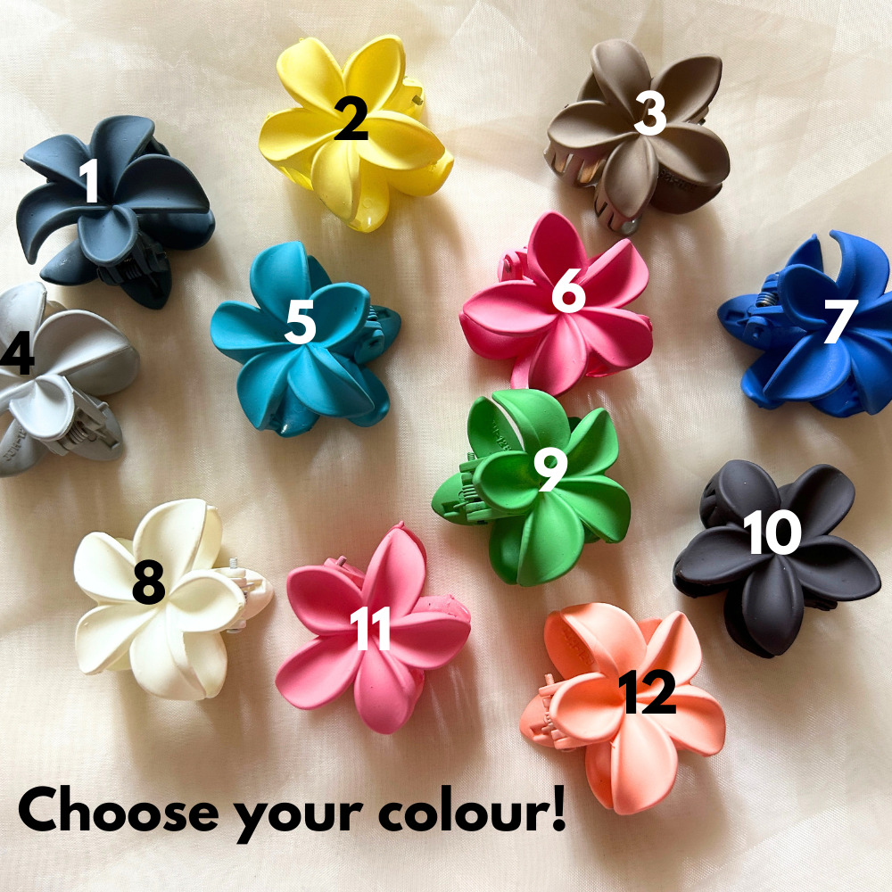 Flower Claw Clip - Small