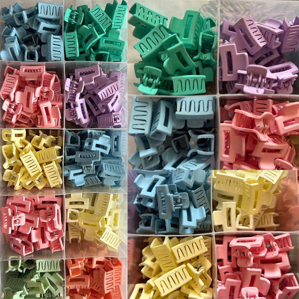 Mini Rectangle Claw Clip - Extra Small