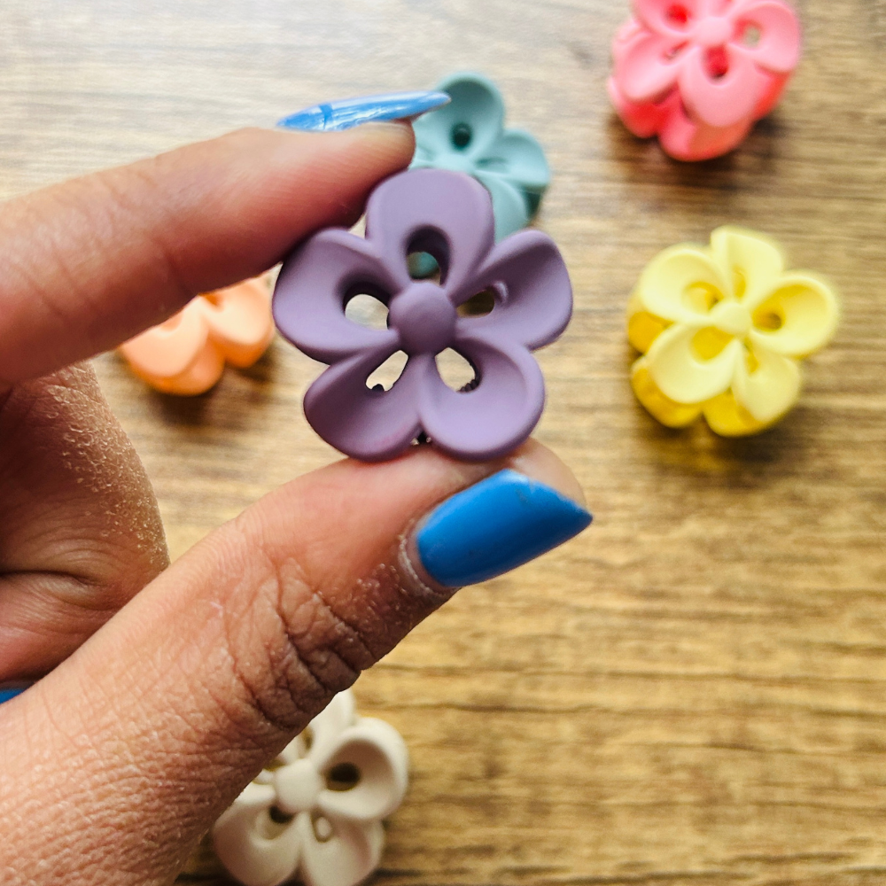 Mini Flower Claw Clip - Extra Small