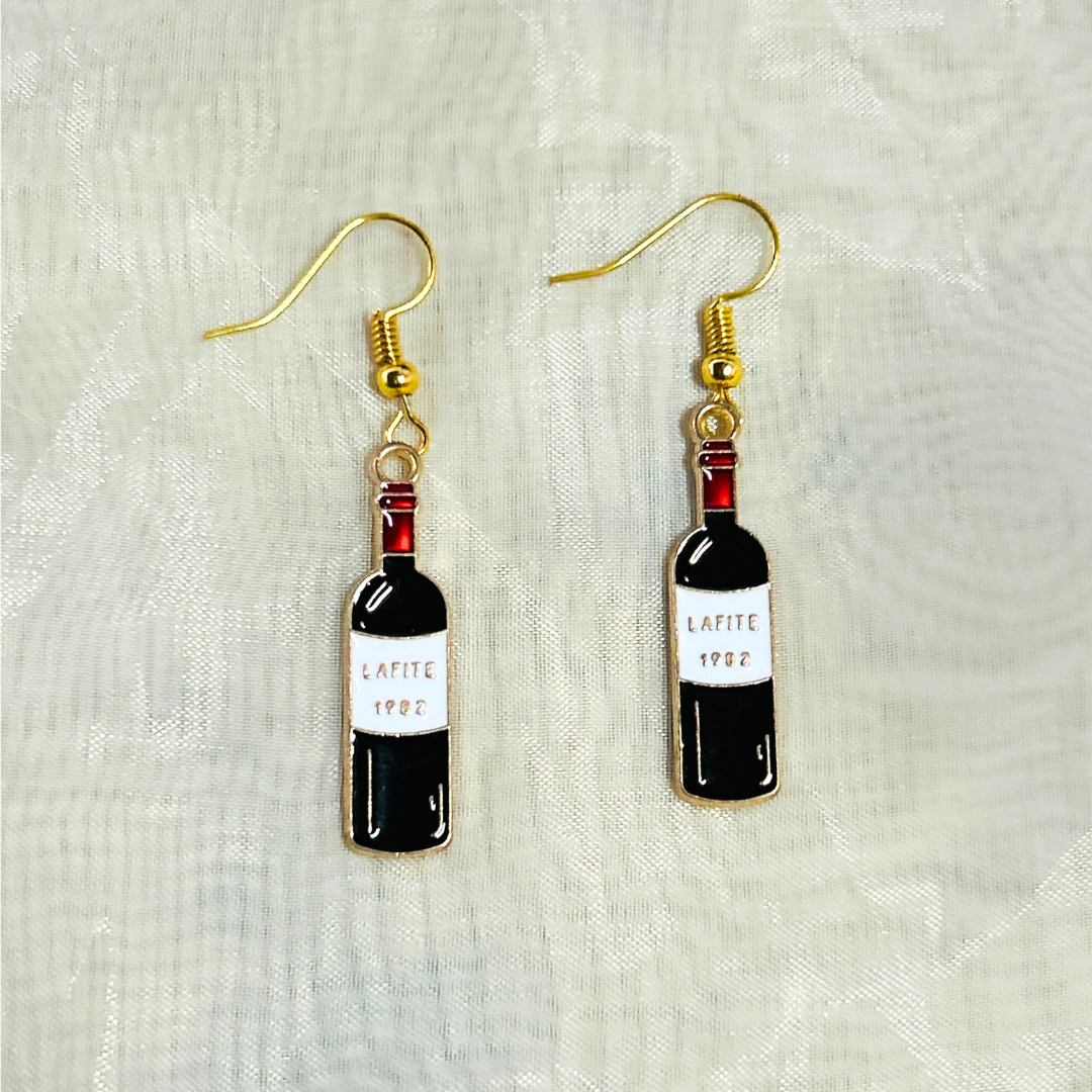 Wine Bottle Earrings