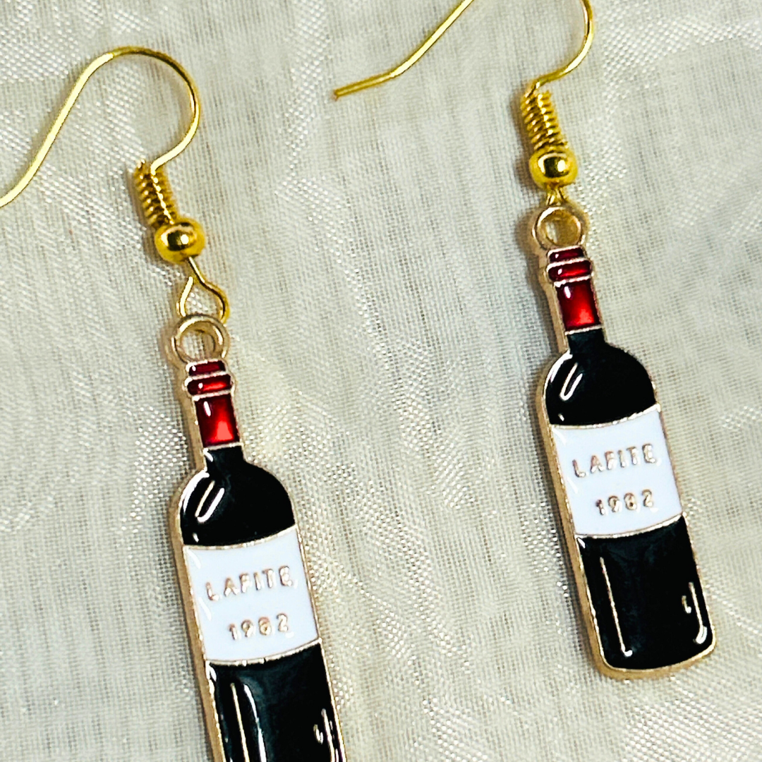 Wine Bottle Earrings