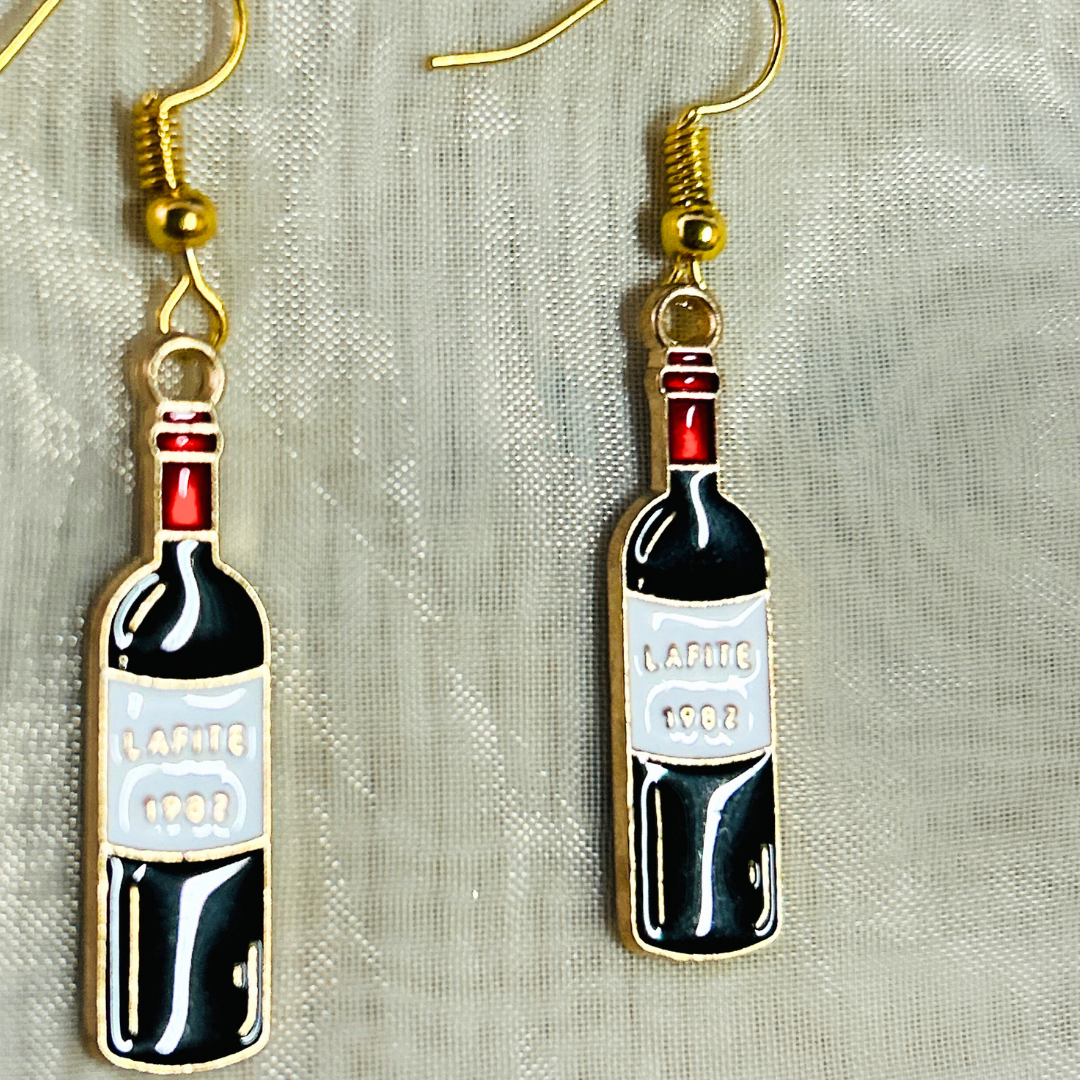 Wine Bottle Earrings