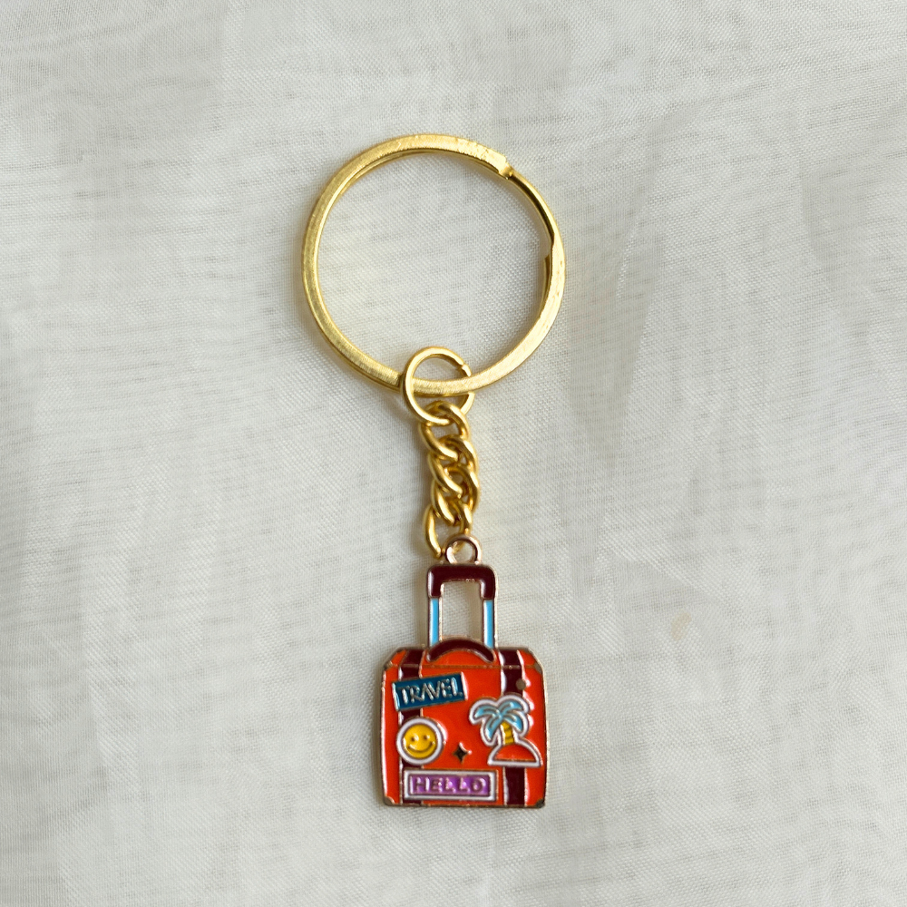 Travel Suitcase Keychain - The Travel + Vacation Collection