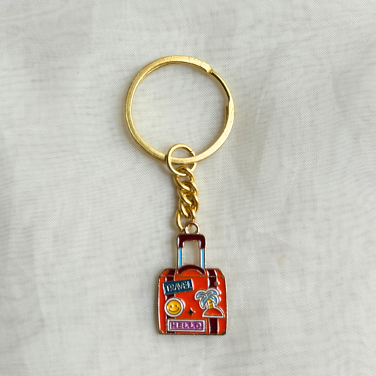 Travel Suitcase Keychain - The Travel + Vacation Collection