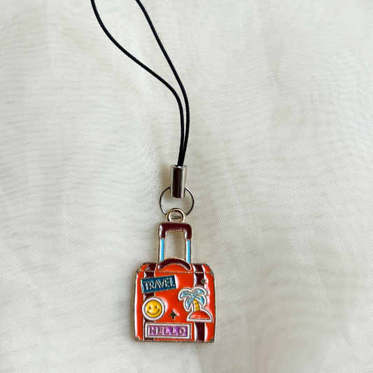 Travel Suitcase Phone Charm - The Travel + Vacation Collection