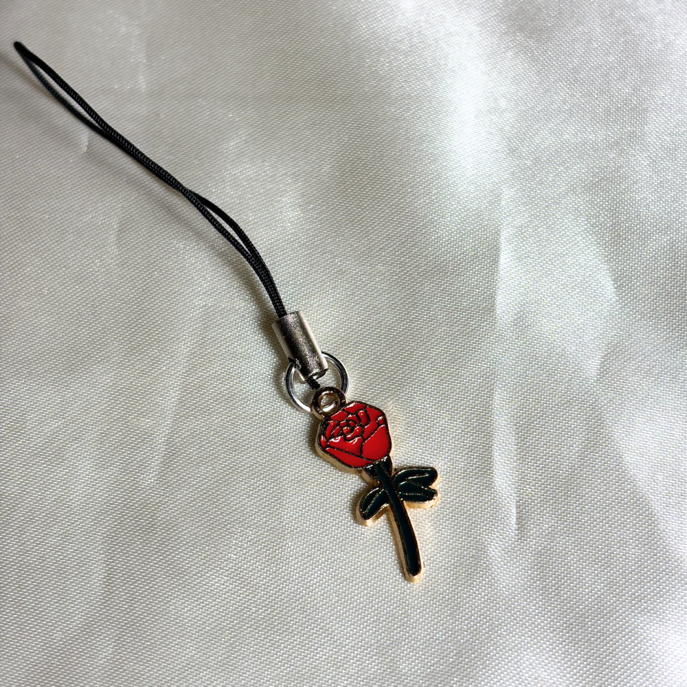 Rose Phone Charm