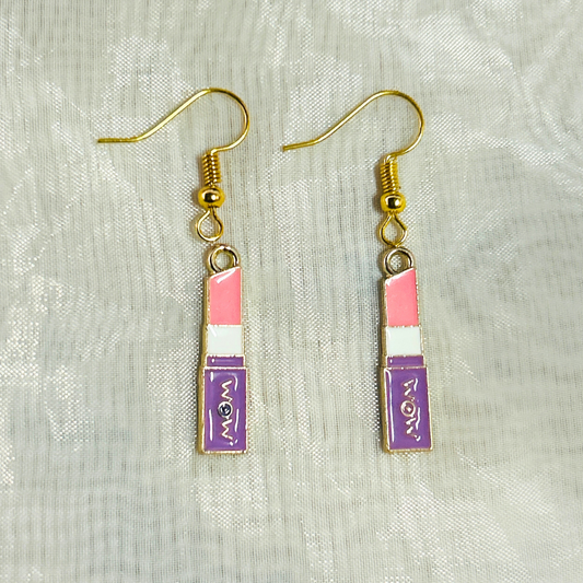 Lipstick Earrings