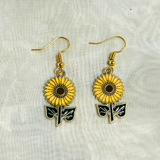 Sunflower Earrings