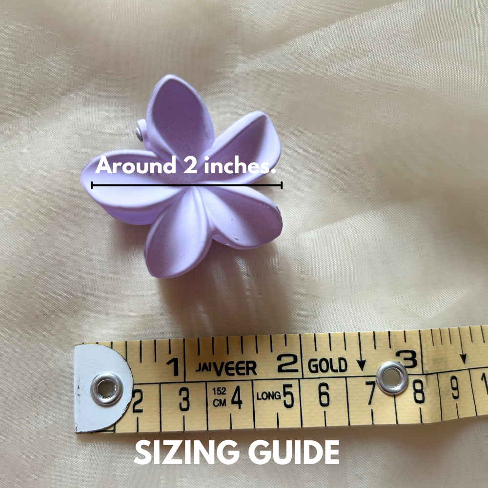 Flower Shaped Claw Clip - Small