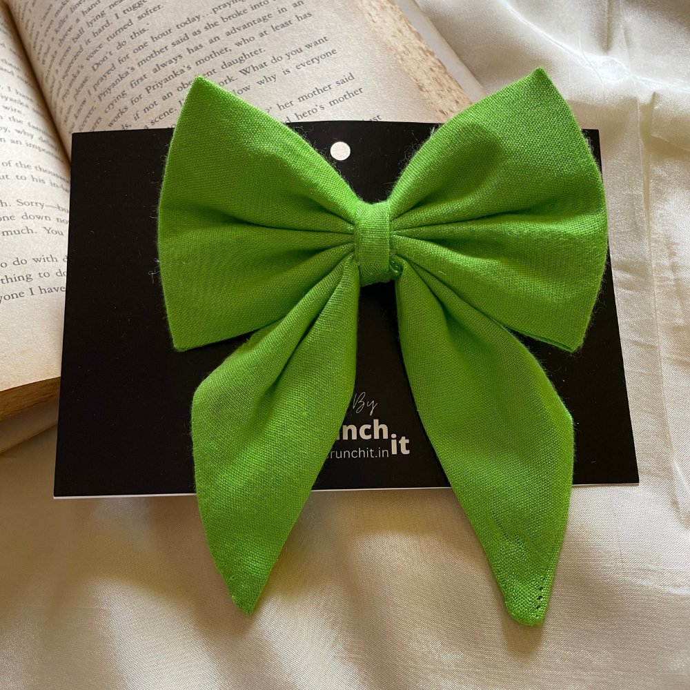 Grass -  Pigtail Bow