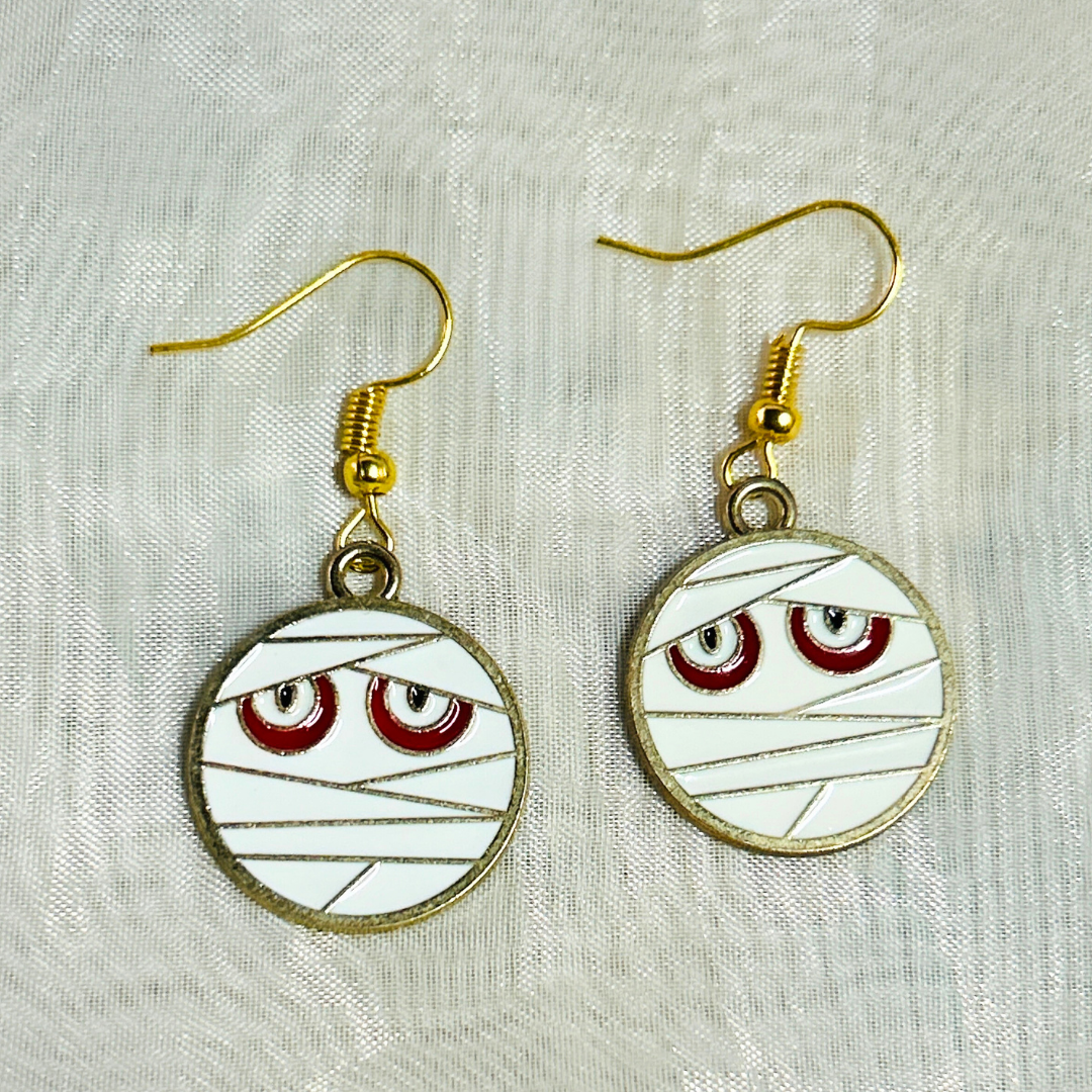 Egyptian Mummy Earrings