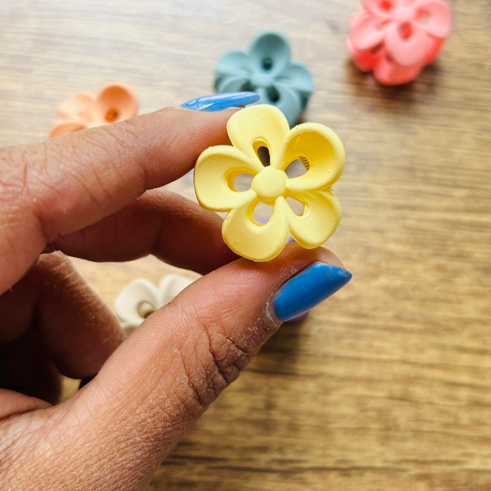 Mini Flower Claw Clip - Extra Small