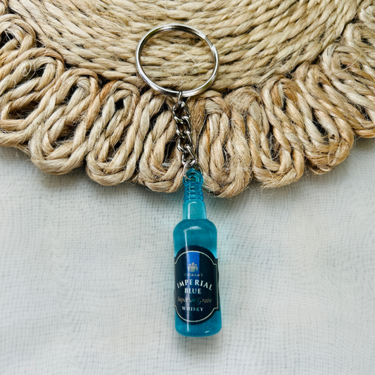 Imperial Blue Bottle Replica Keychain