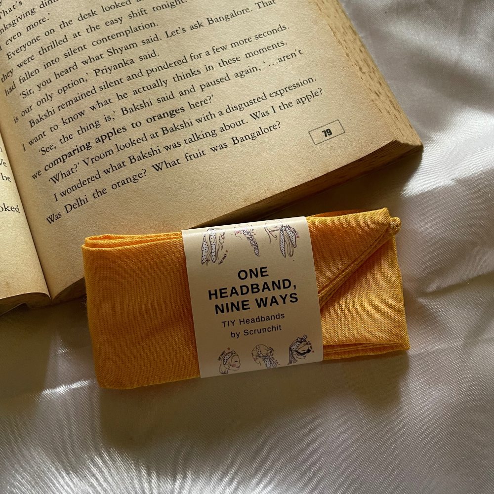 Mustard Yellow TIY Headband