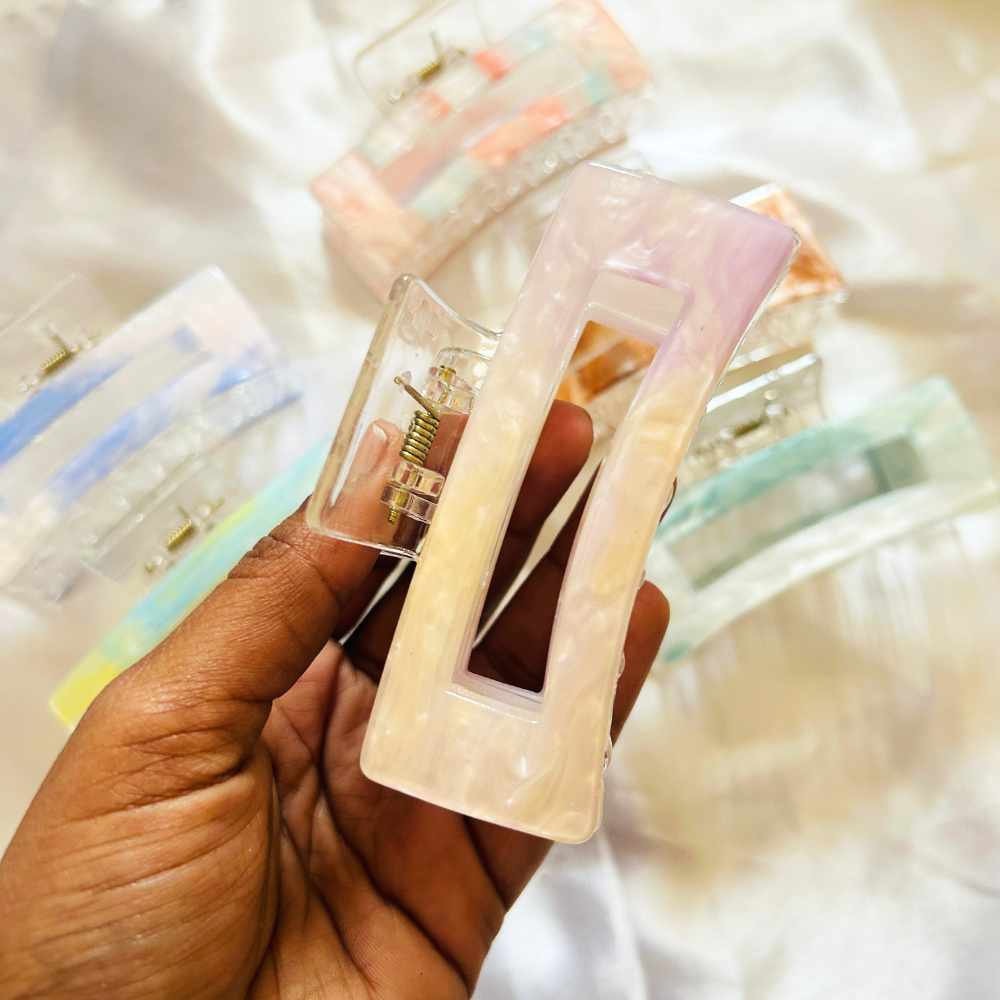 Premium Quality Rectangle Claw Clip - Large