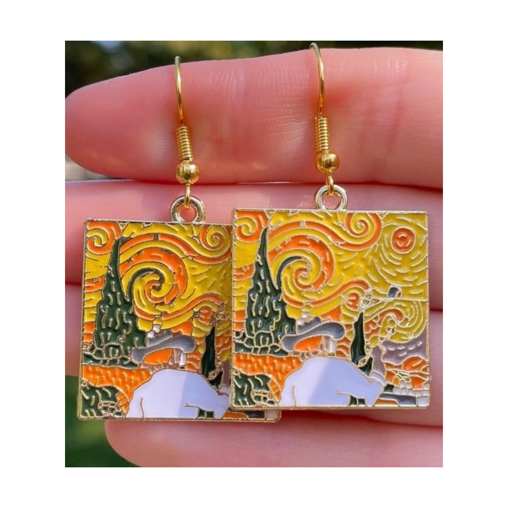 Van Gogh  Painting Earring