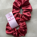 Pinkinsh Brown Zipper Scrunchie