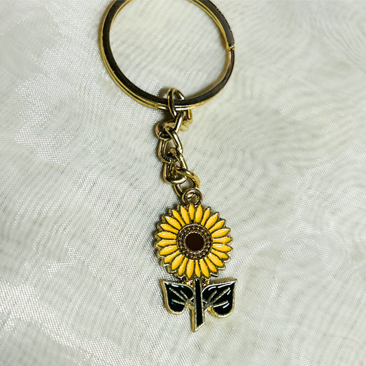 Sunflower Keychain