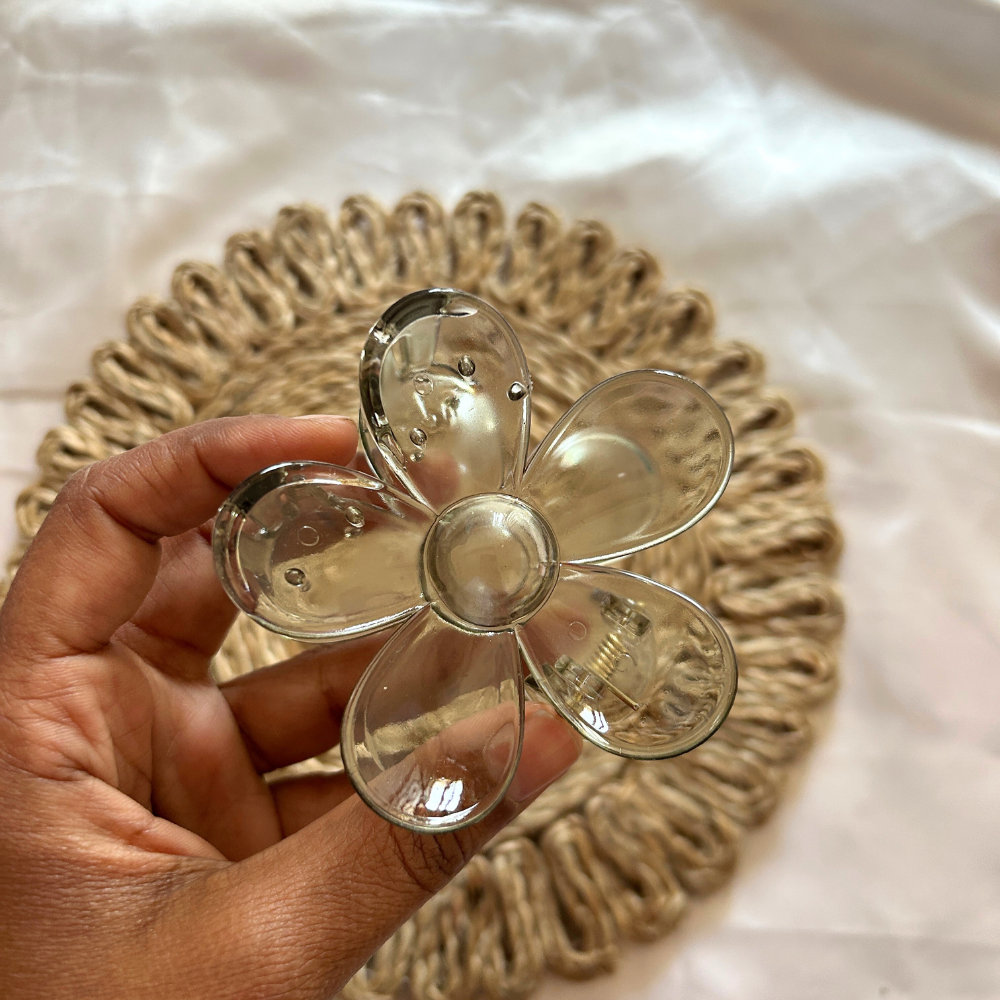 Flower Claw Clip - Medium