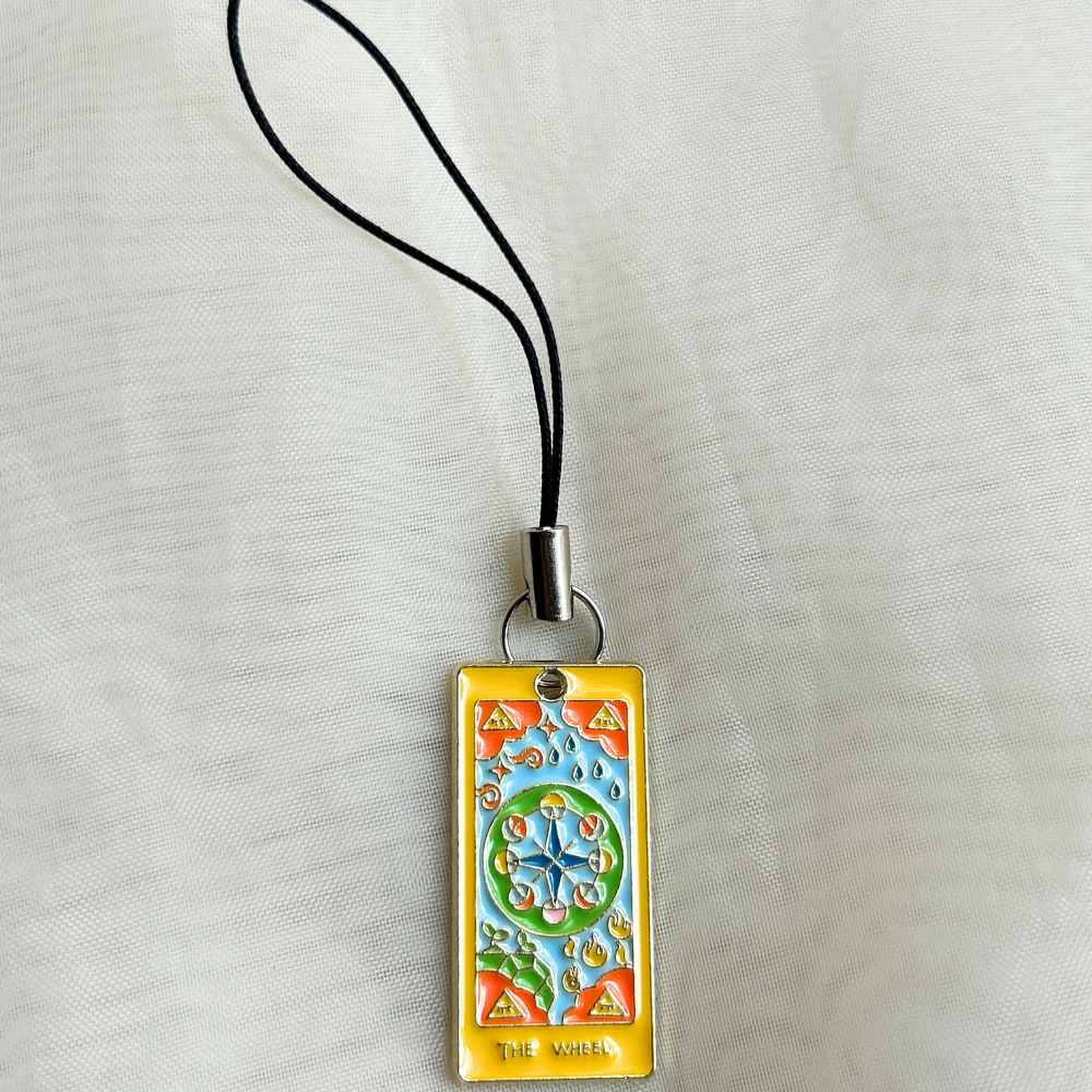 The Fortune Wheel Phone Charm - The Tarot Collection